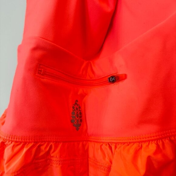 FREE PEOPLE Movement Righteous Runsie in Neon Coral Size Small NWT - Picture 10 of 14